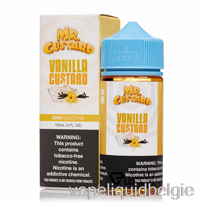 Vape België Vanillevla - Mr Custard - 100ml 0mg